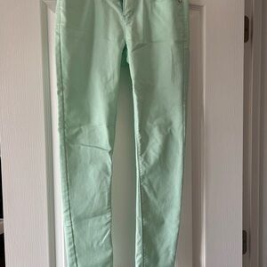 Tinsel Light Green Skinny Pants